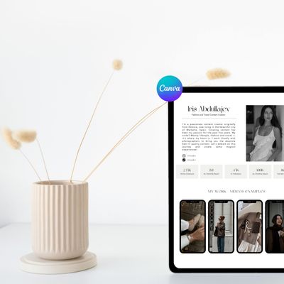 Media Kit & Rate Card Template